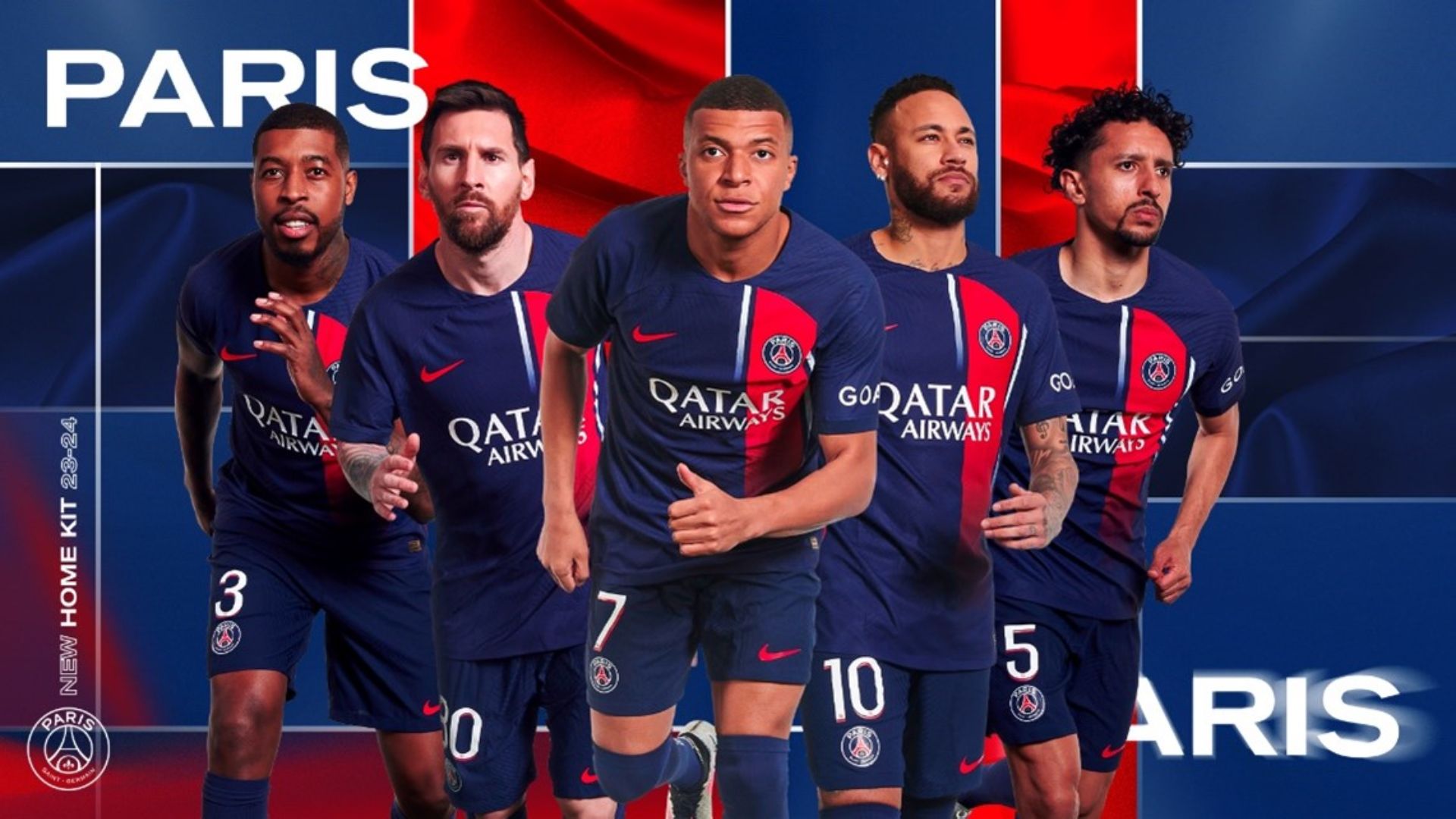 PSG Maillot domicile saison 2023-2024