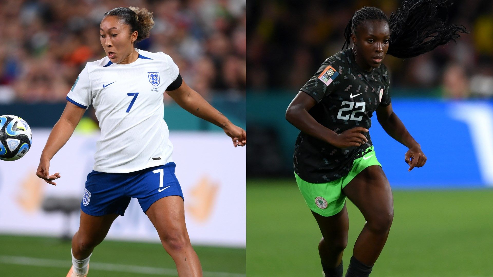 MIX Lauren James Michelle Alozie England Nigeria