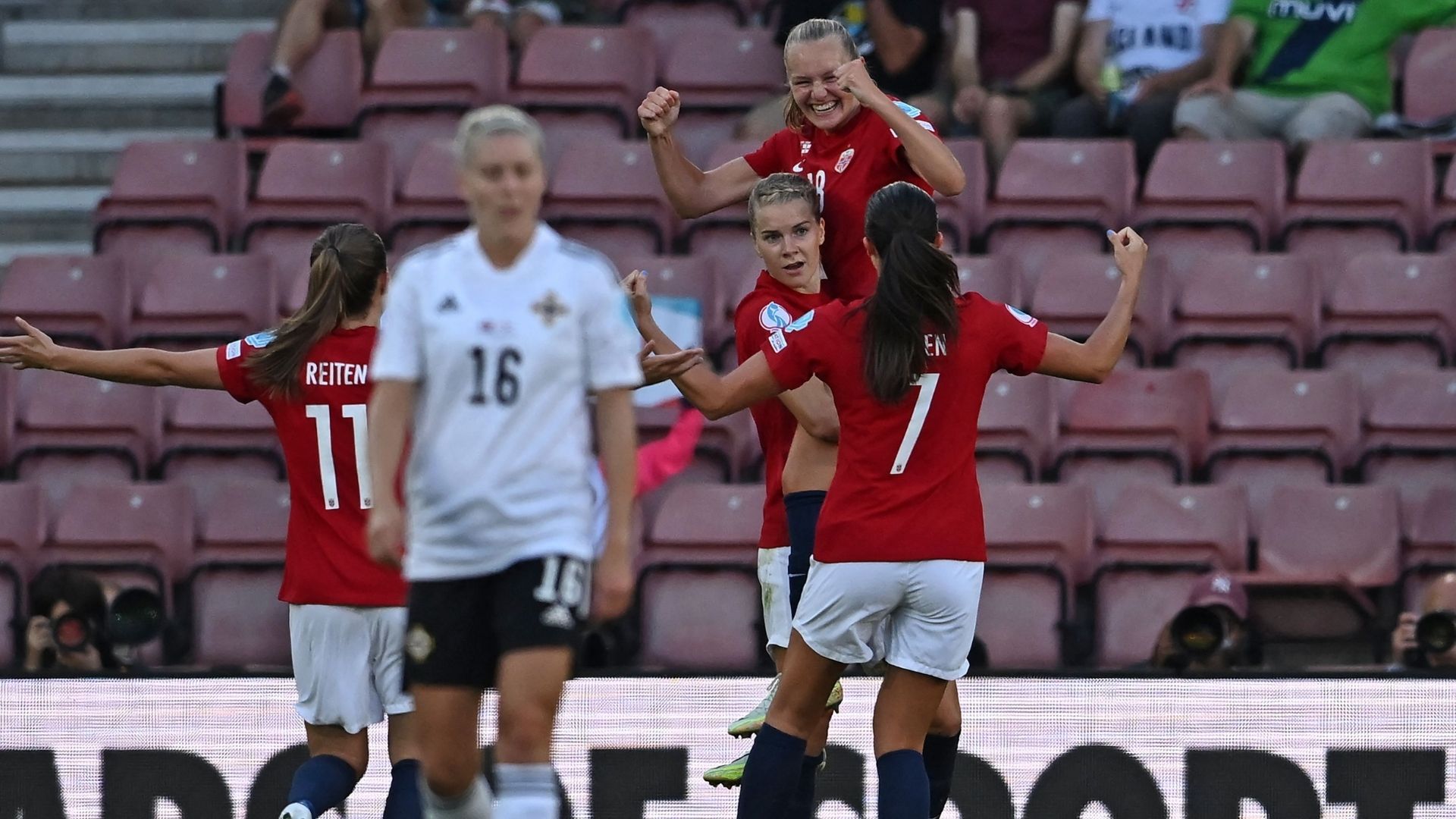 Noruega Irlanda del Norte Eurocopa femenina 07072022