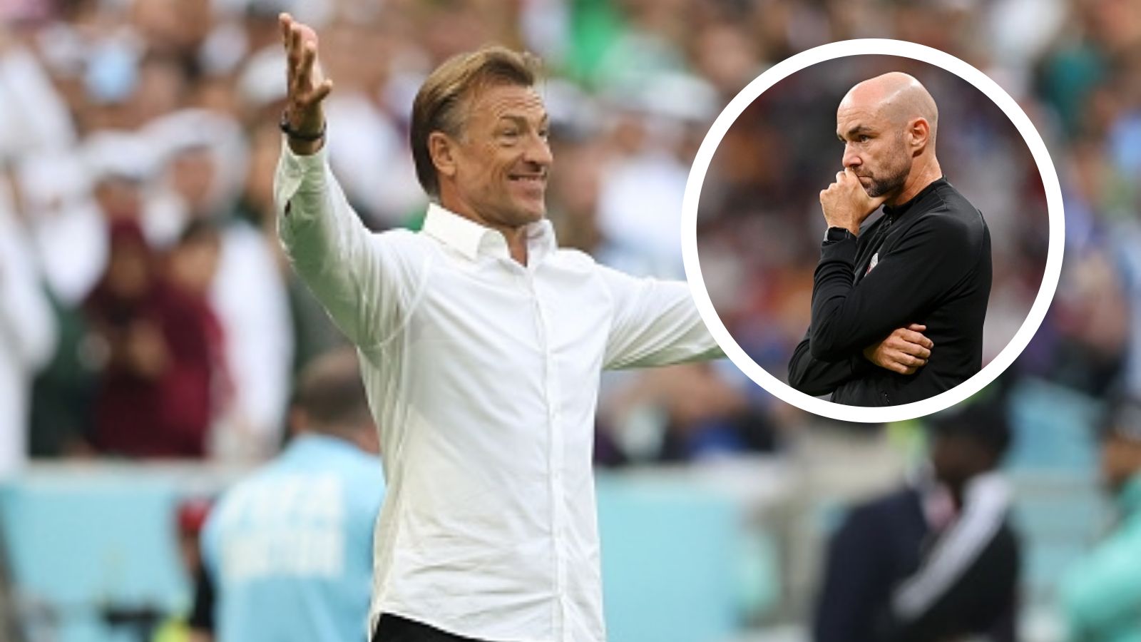 Herve Renard - felix sanchez - saudi - qatar - world cup 2022