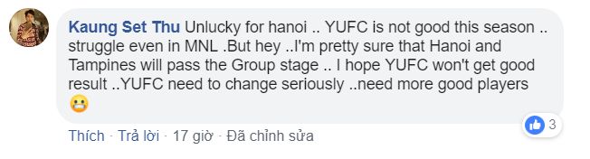 Yangon fans reaction