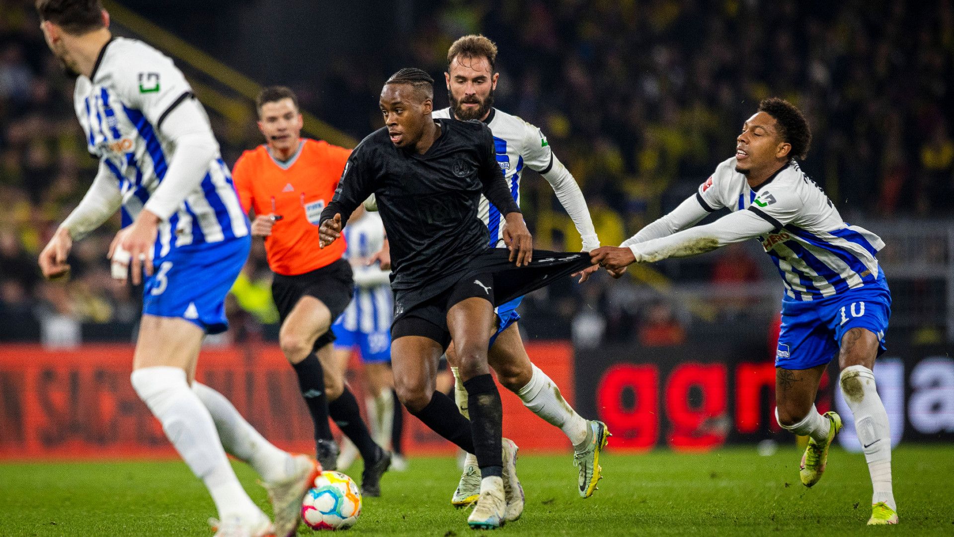 GERMANY ONLY: JAMIE BYNOE-GITTENS BORUSSIA DORTMUND BUNDESLIGA 19022023