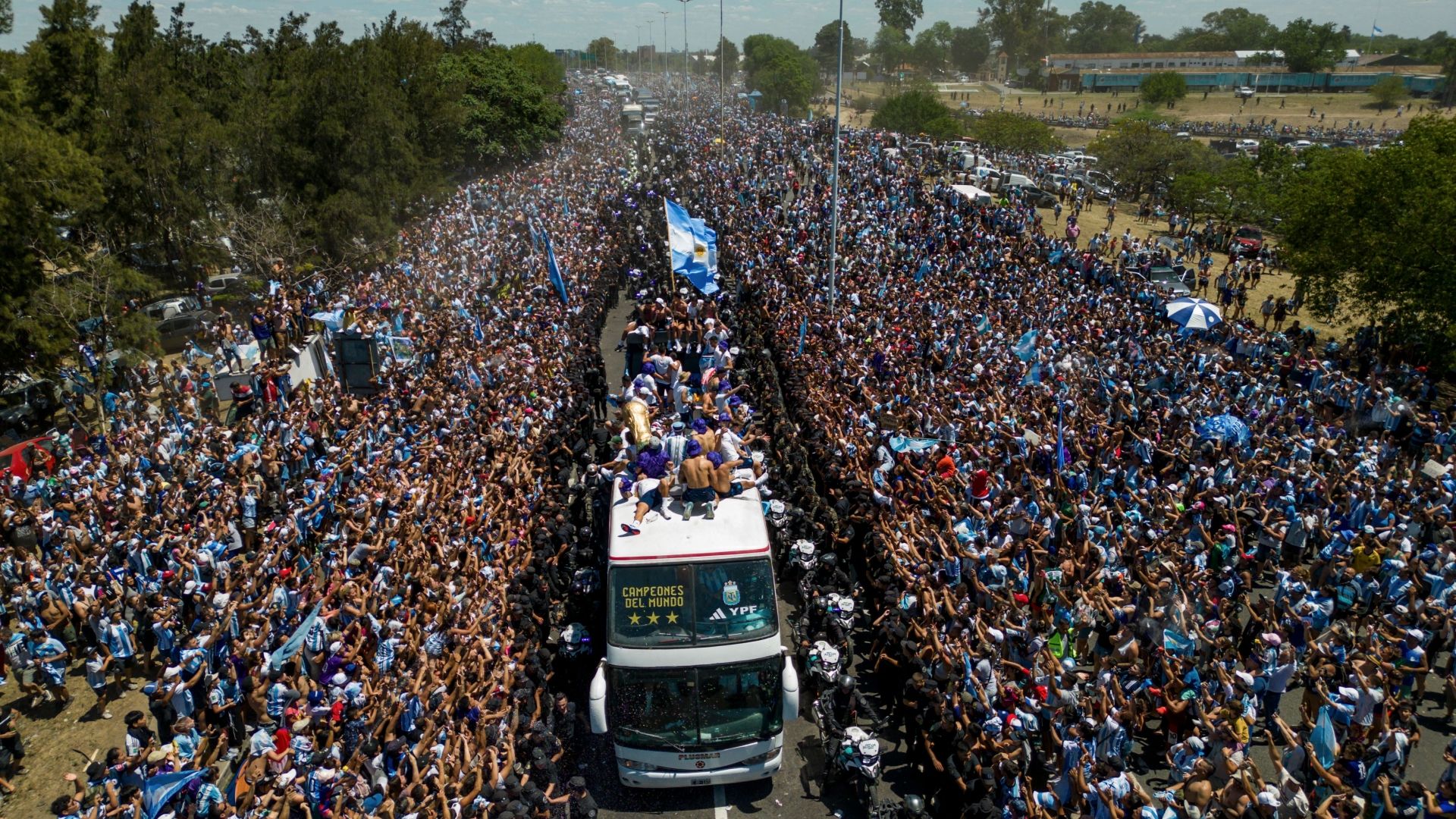 Argentina World Cup parade