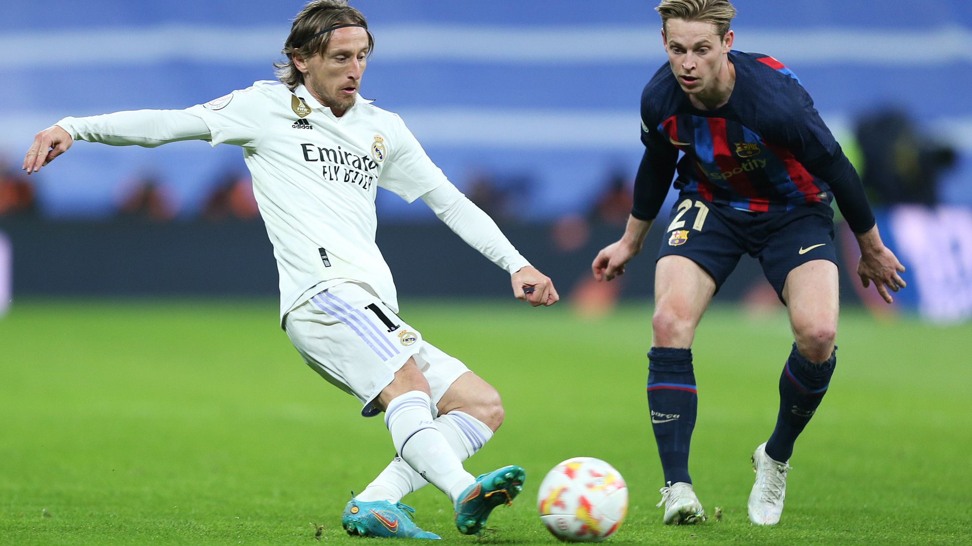 LUKA MODRIC REAL MADRID FRENKIE DE JONG BARCELONA 02032023