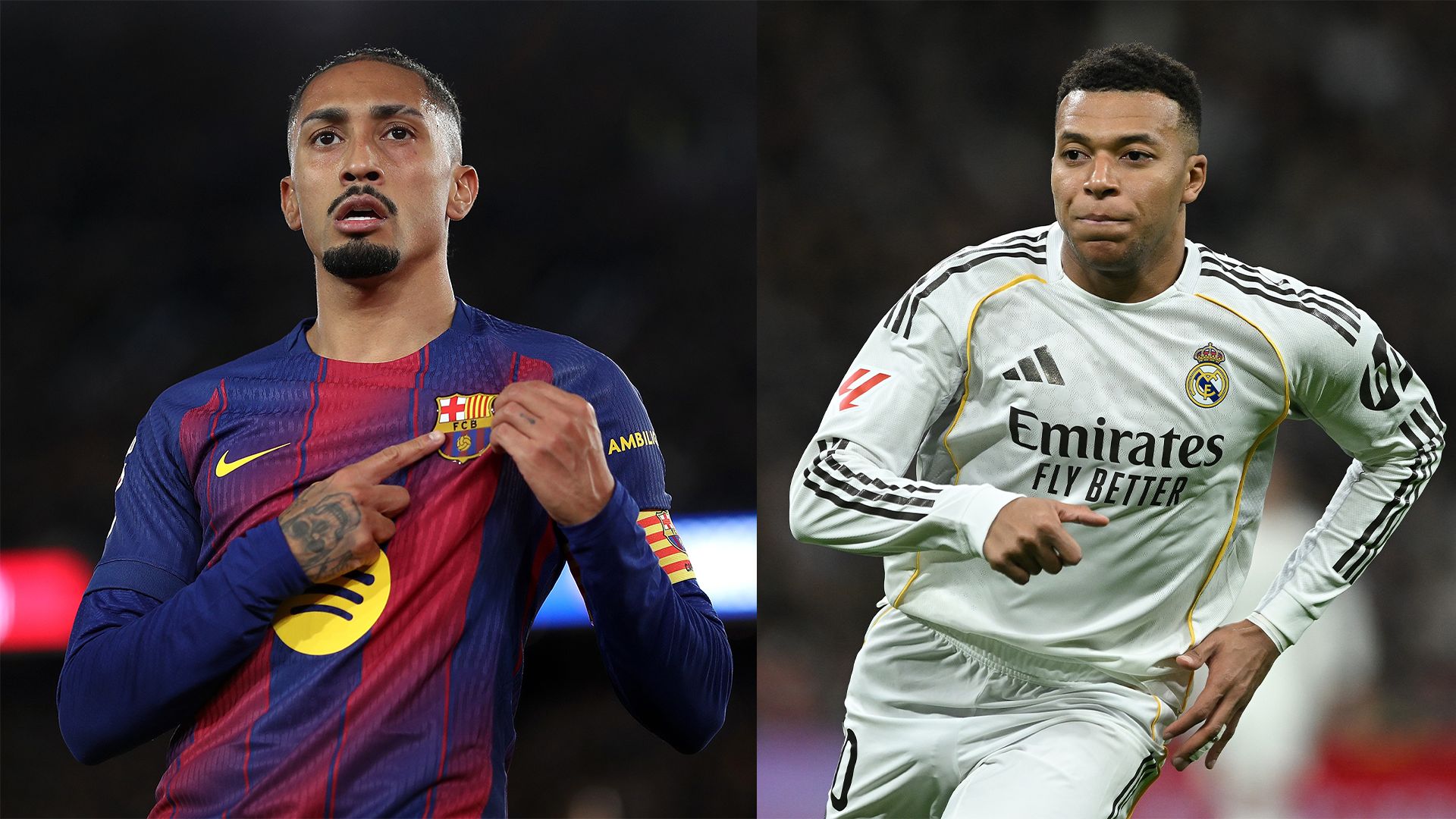 Kylian Mbappé Raphinha