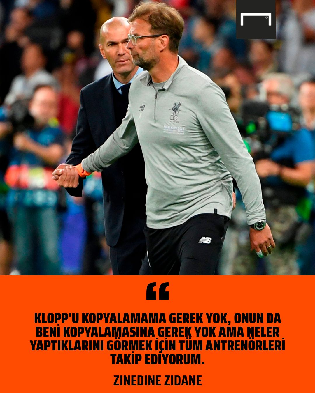 Jurgen Klopp Zinedine Zidane GFX