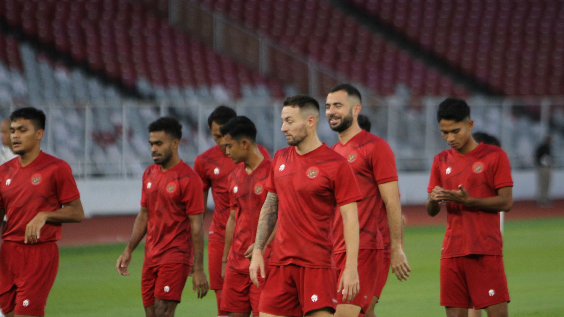 Marc Klok - Latihan Timnas Indonesia