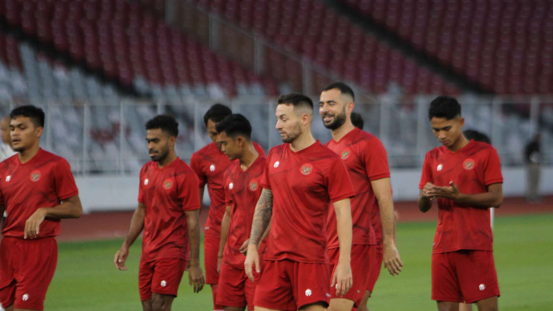 Marc Klok - Latihan Timnas Indonesia