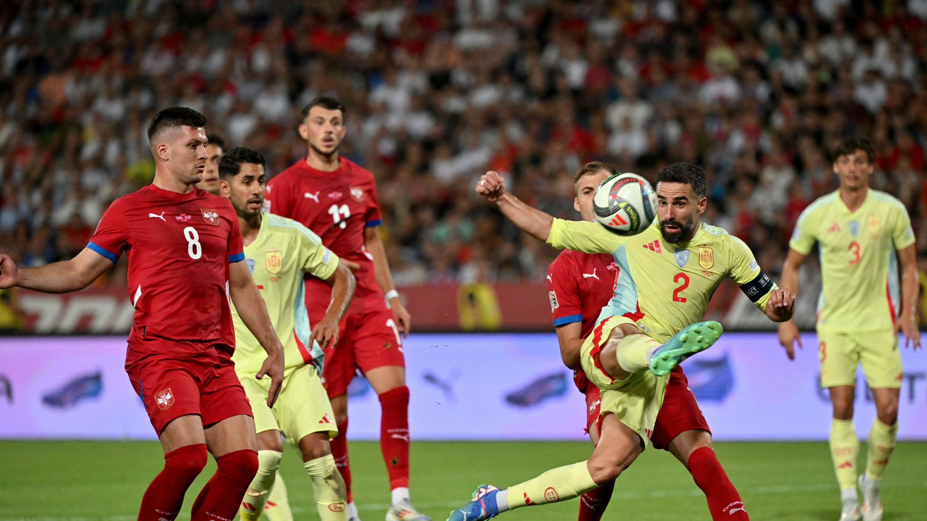 Dani Carvajal España Serbia UEFA Nations League 05092024