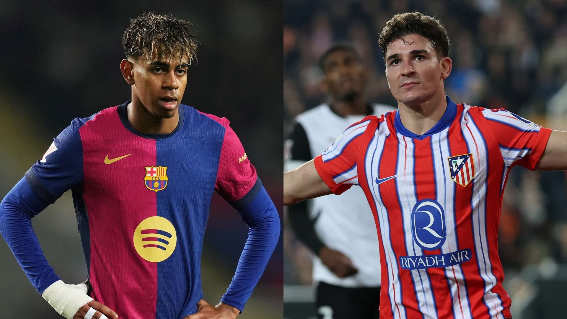 Lamine Yamal Barcelona Julian Alvarez Atletico de Madrid