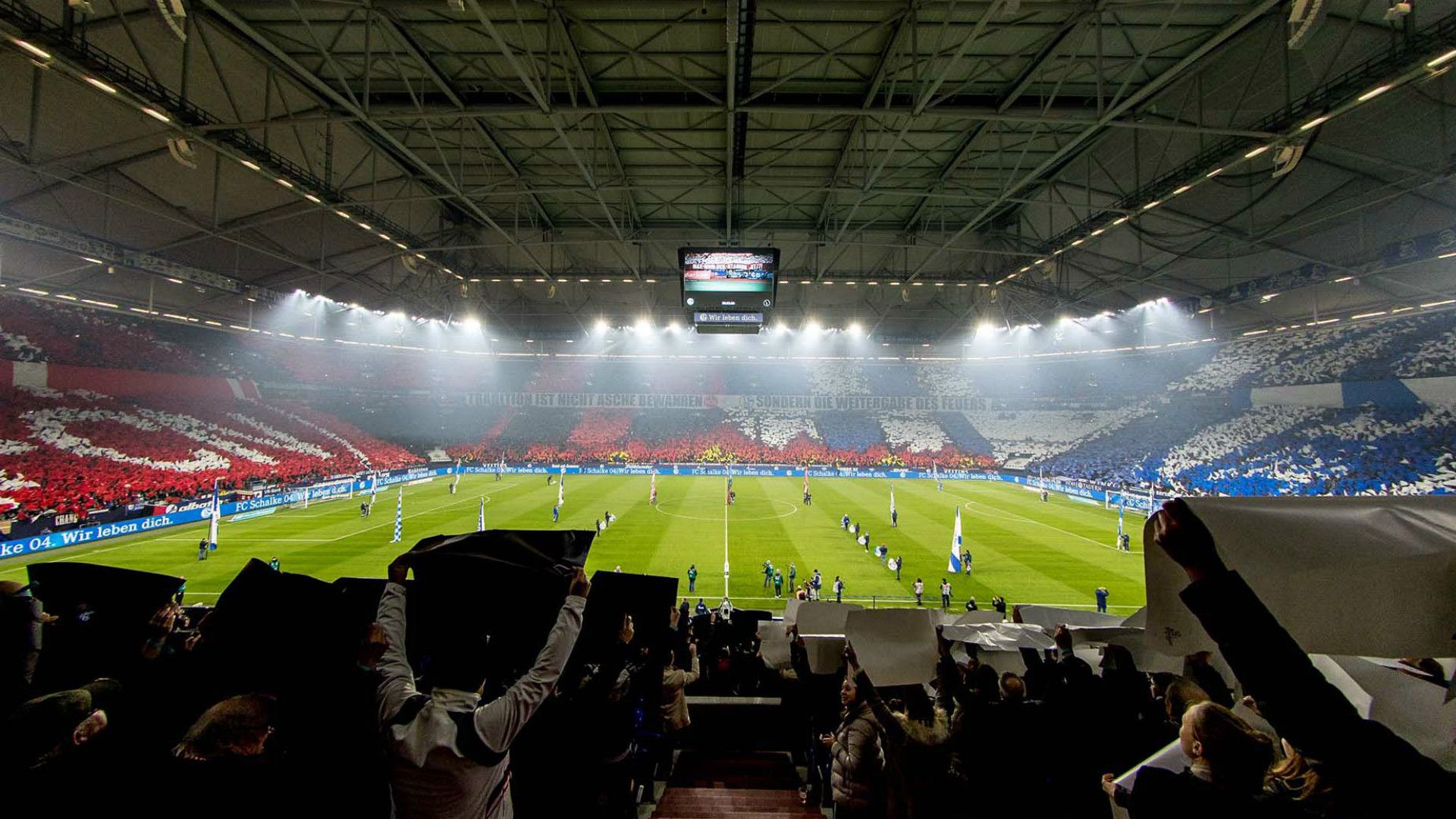 Schalke 04 1. FC Nürnberg Fans Choreo 241118