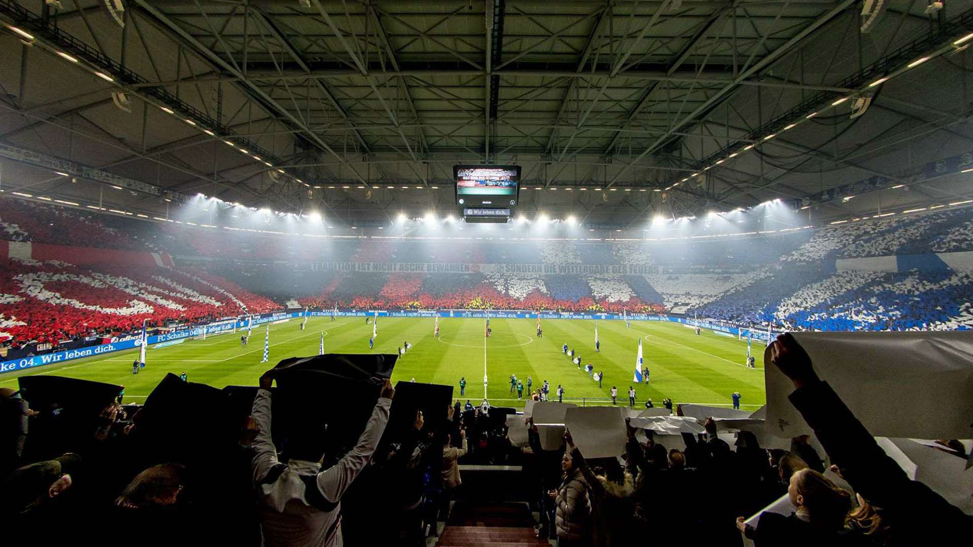 Schalke 04 1. FC Nürnberg Fans Choreo 241118