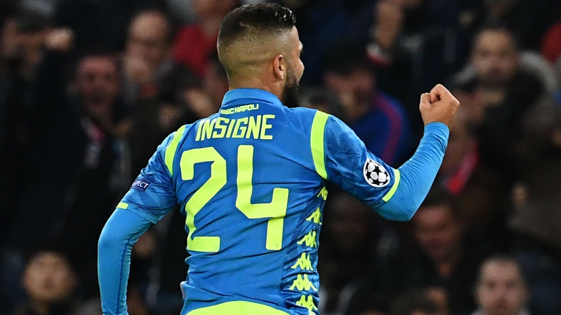 Lorenzo Insigne PSG Napoli UEFA Champions League 24102018