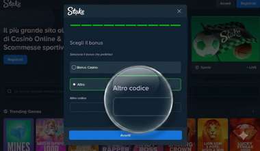 codice promozionale stake