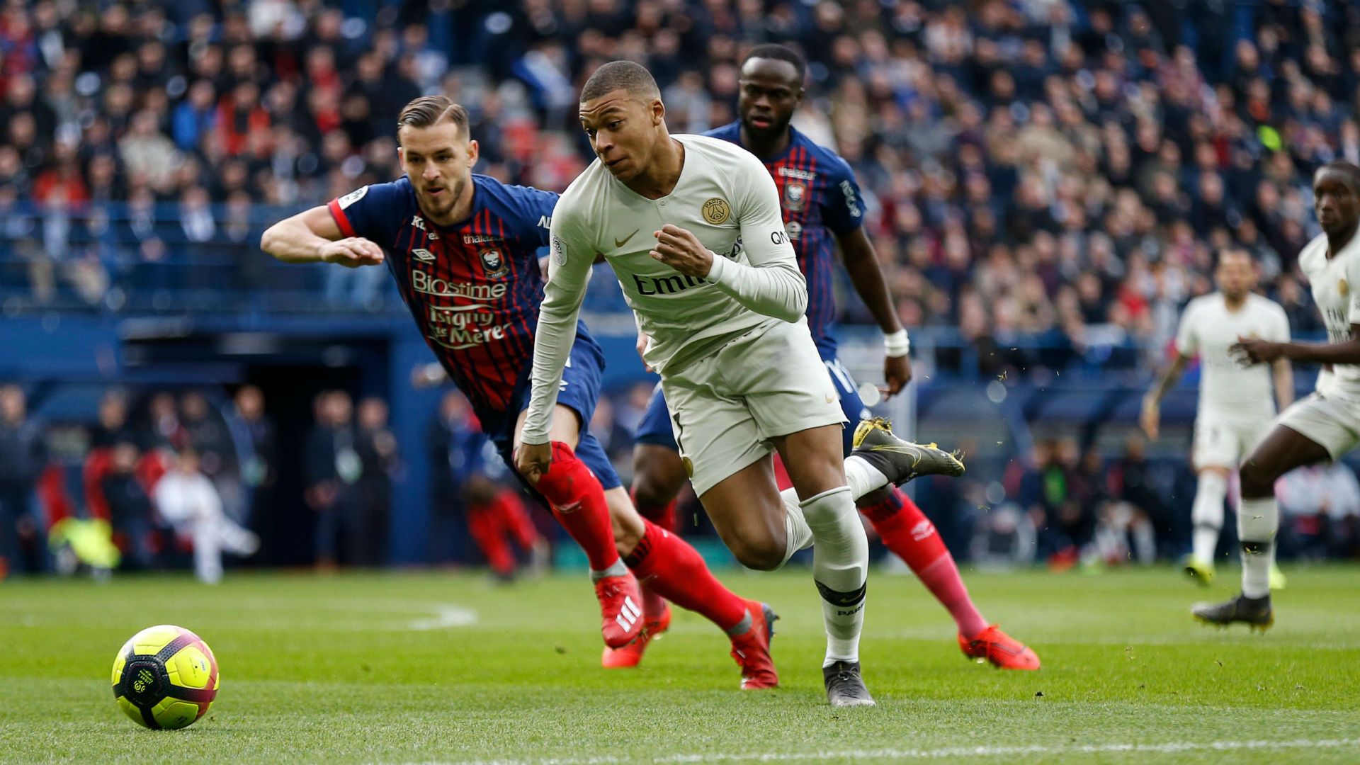 Kylian Mbappe Caen PSG Ligue 1 02032019