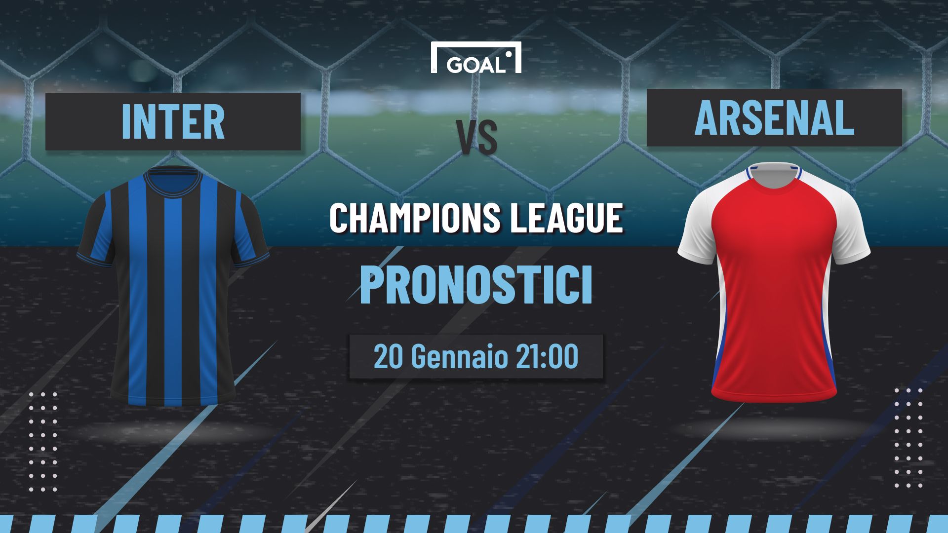 pronostici Inter - Arsenal