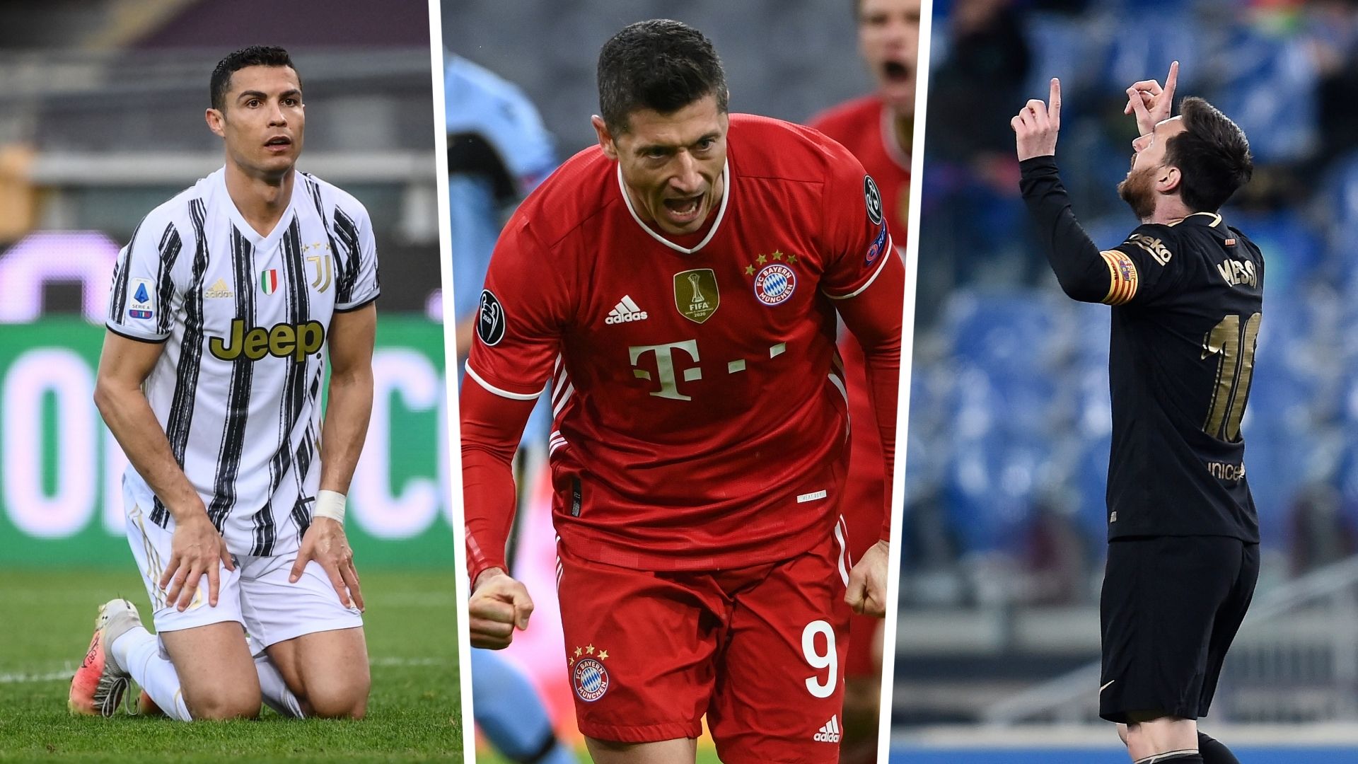 lewandowski ronaldo messi