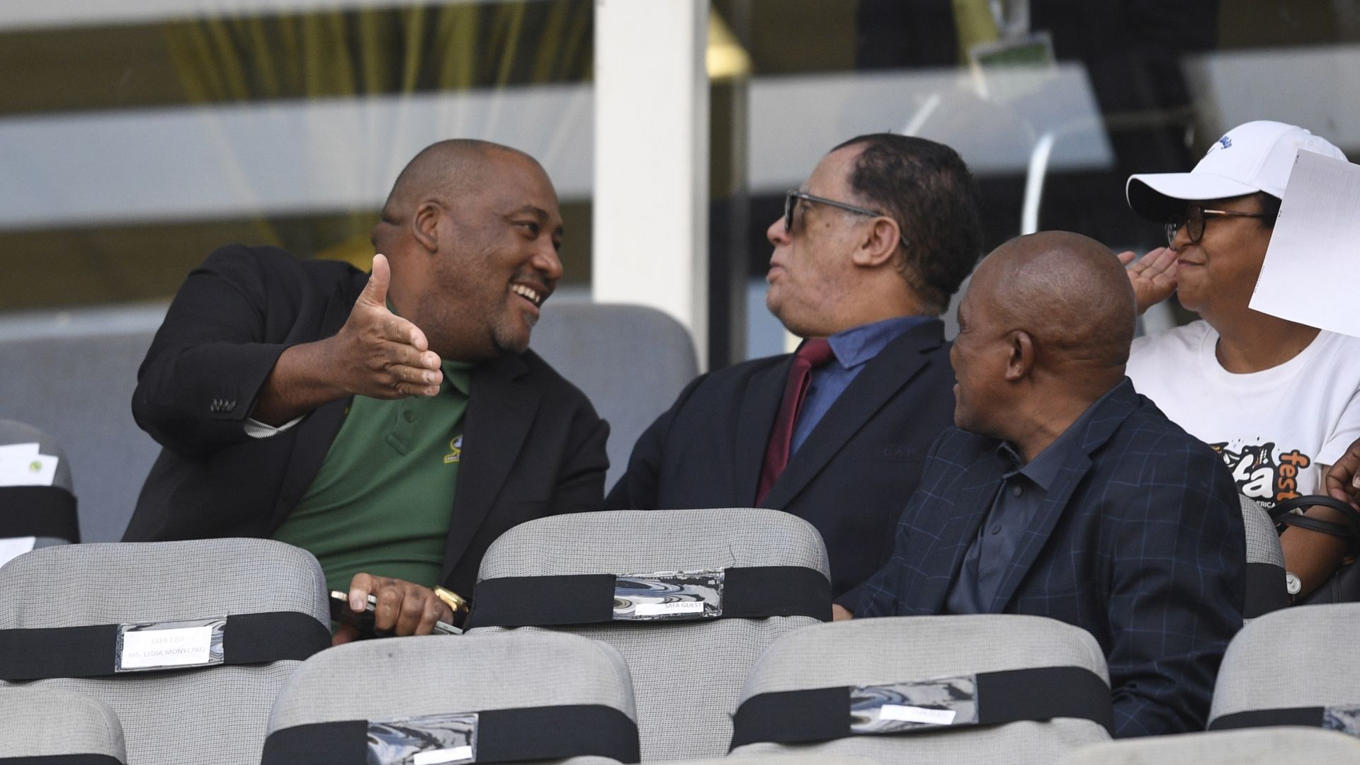 Gayton Mckenzie and Danny Jordaan