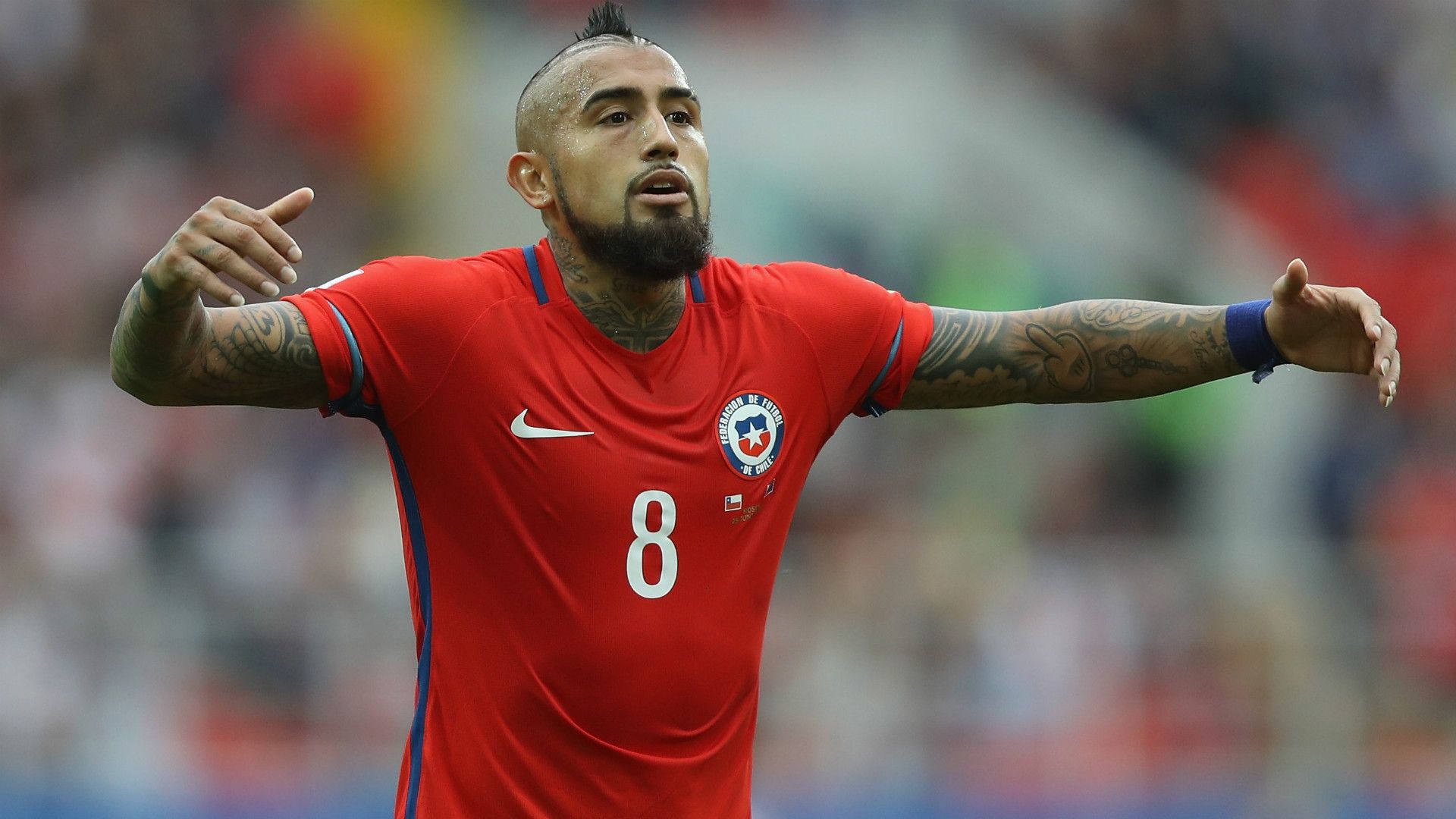 Arturo Vidal Chile 25062017