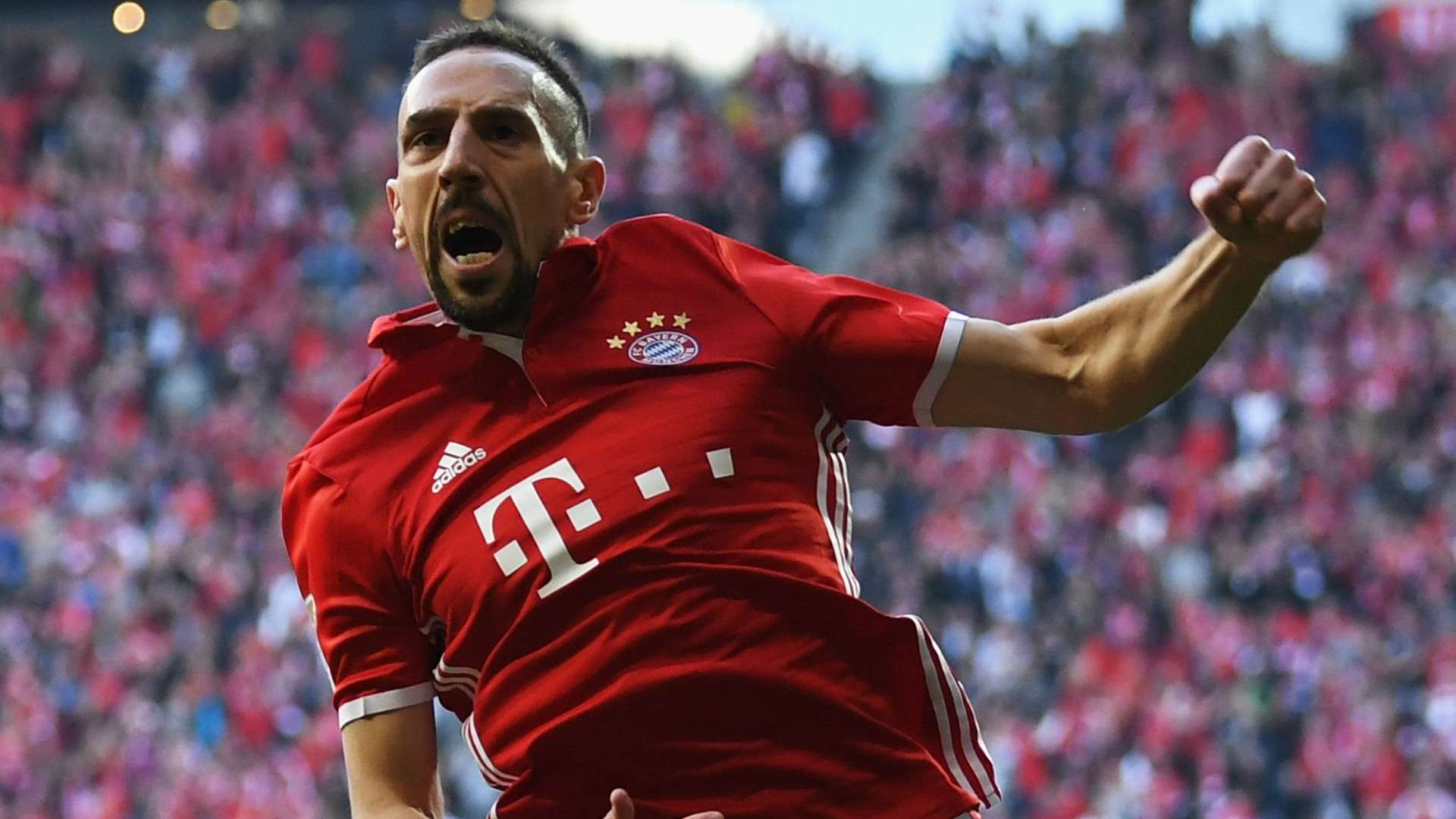 FRANCK RIBERY BAYERN MÜNCHEN GERMAN BUNDESLIGA 08042017
