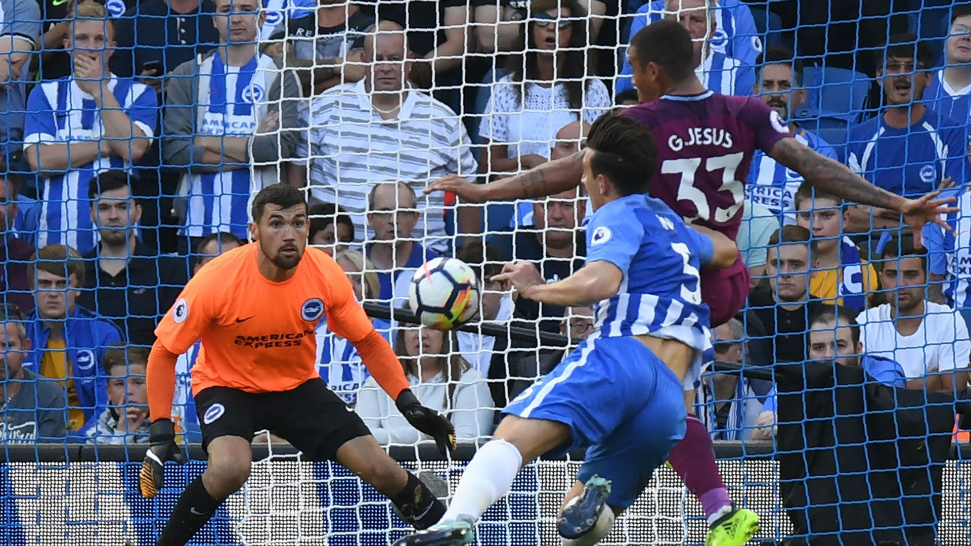 Gabriel Jesus Manchester City Brighton