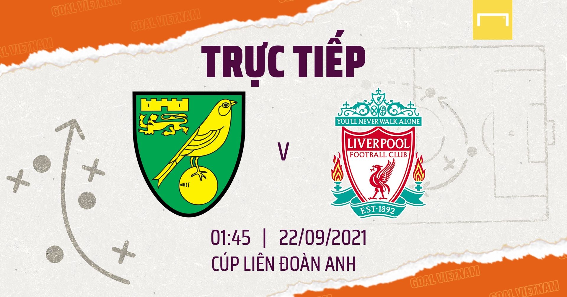 Live Norwich City vs Liverpool Carabao Cup 2021/22
