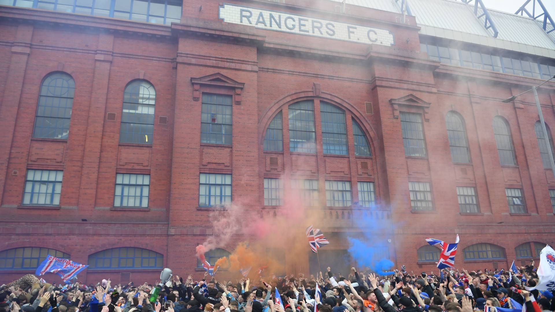 Ibrox Park Glasgow Fans