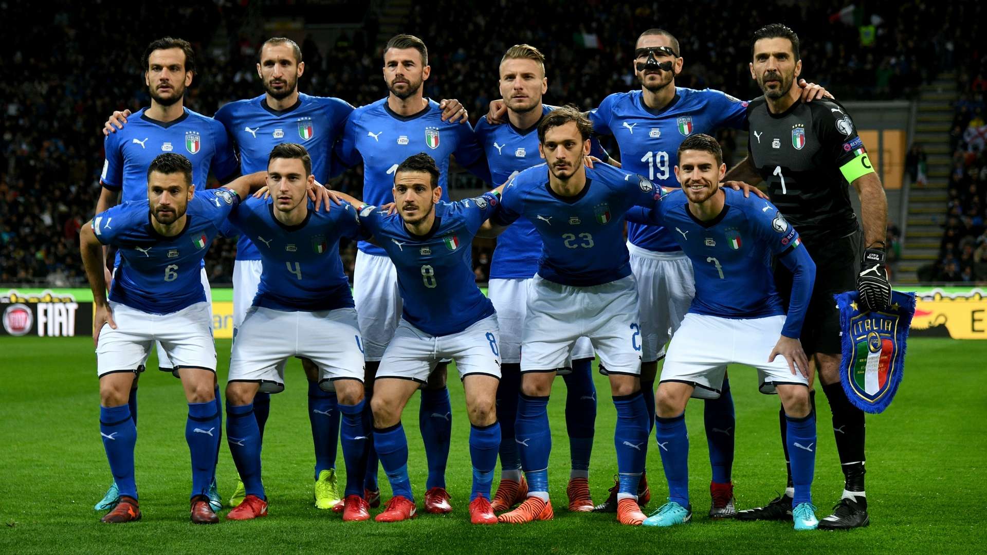 Italy squad against Sweden