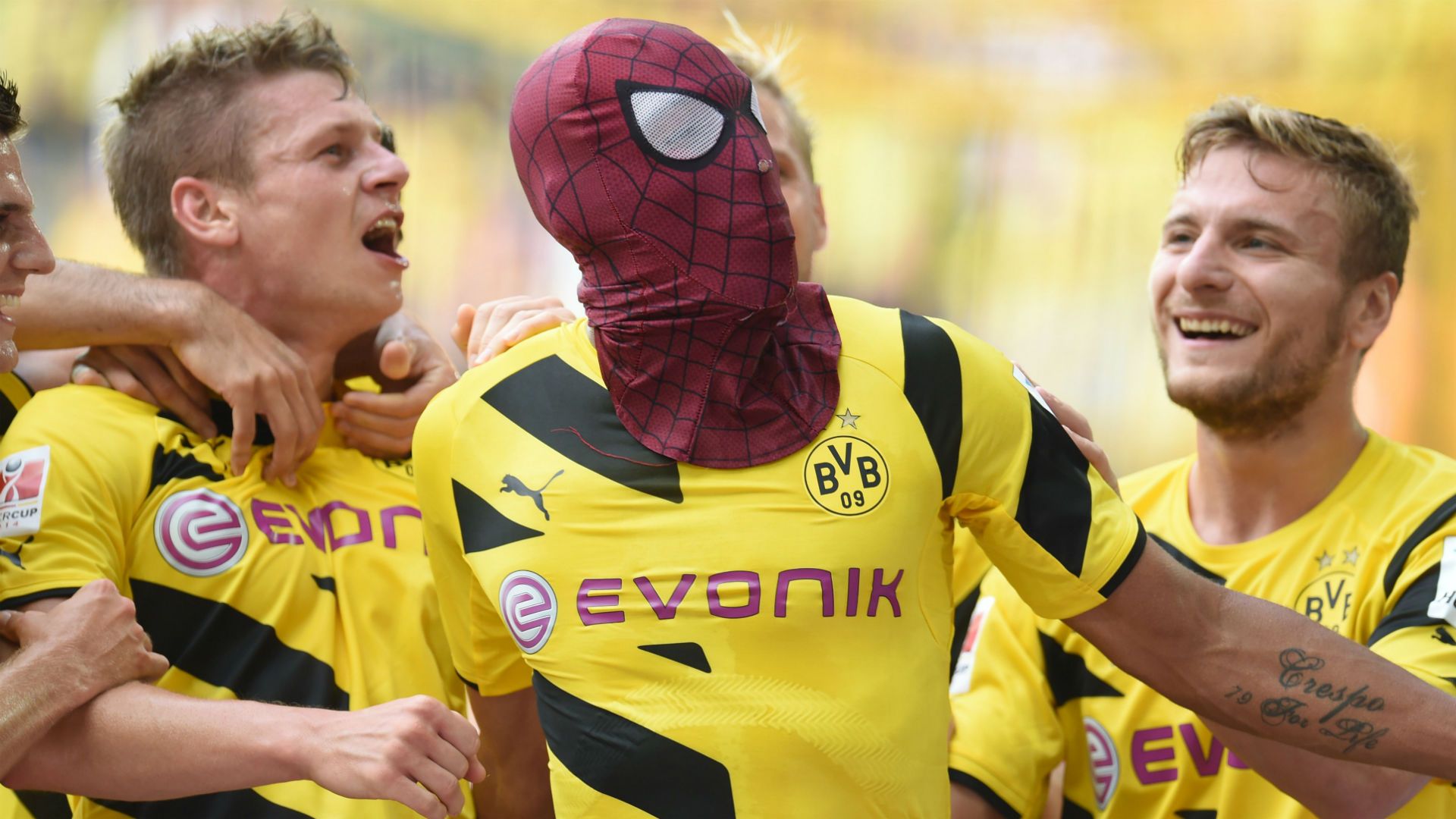 Pierre-Emerick Aubameyang Dortmund Bayern Munich German Supercup 2014
