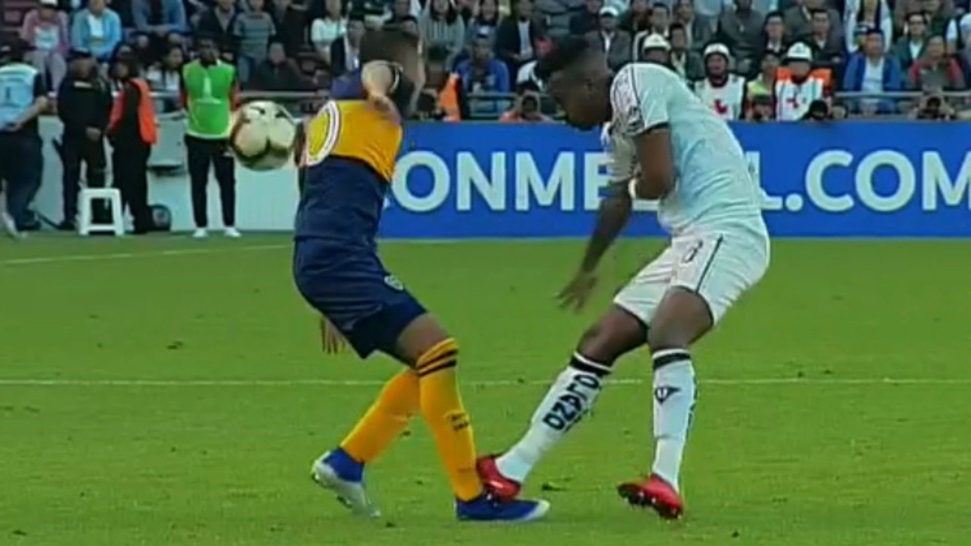 Captura Orejuela Bebelo Reynoso Liga Quito Boca Copa Libertadores 21082019