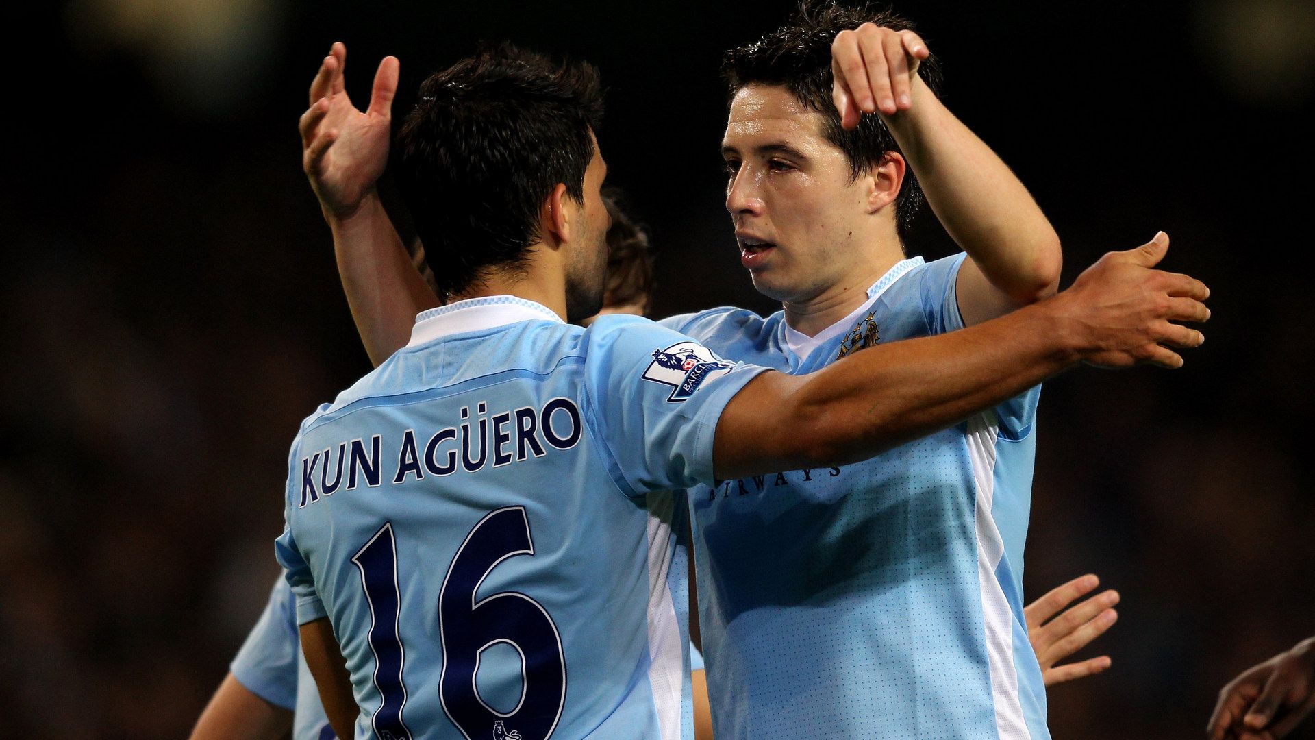 Sergio Kun Aguero & Samir Nasri