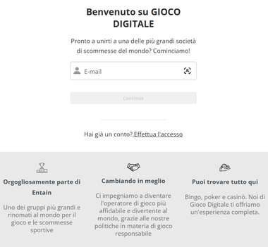 modulo registrazione gioco digitale
