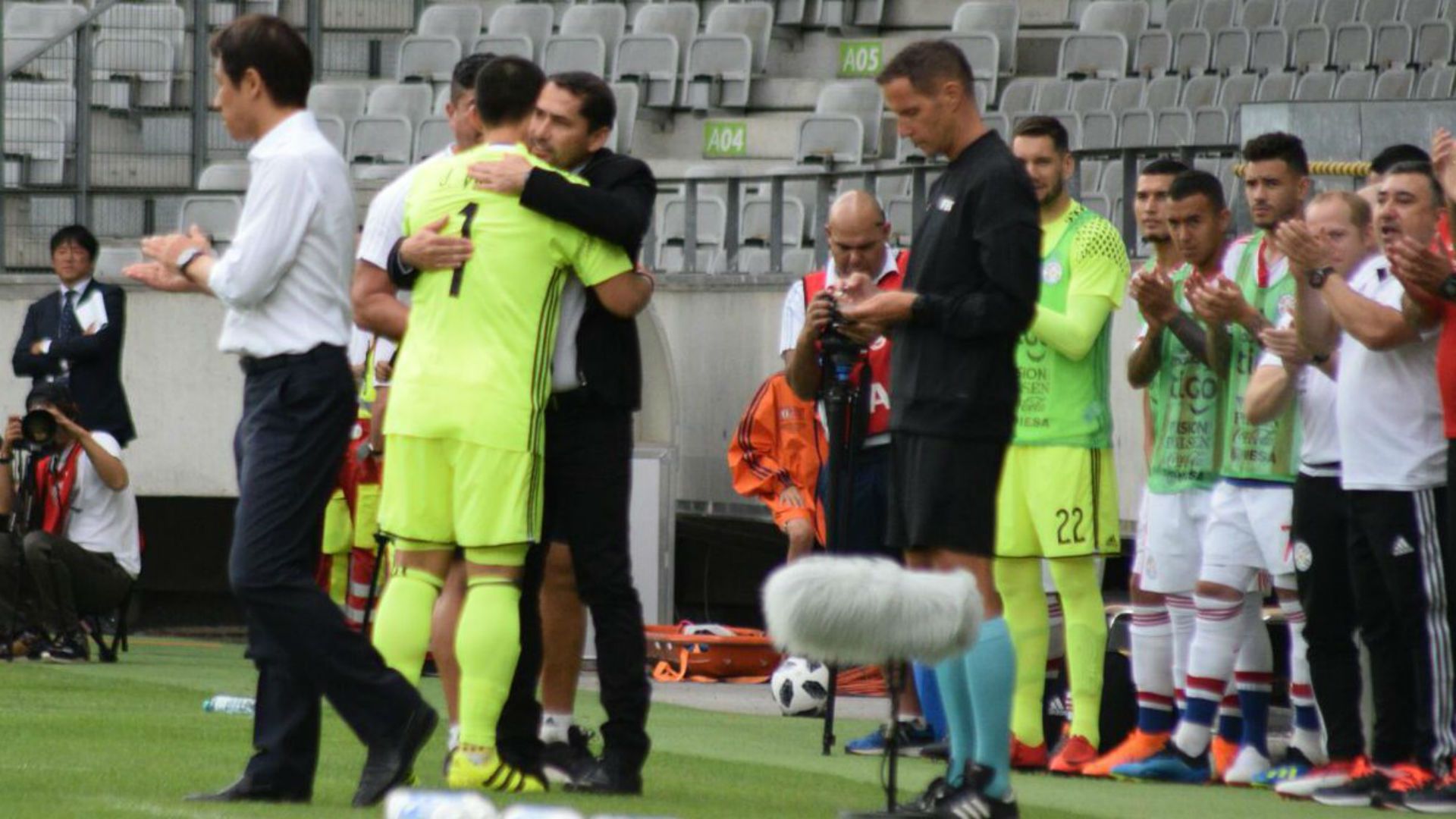 Despedida de Justo Villar. Paraguay. 12062018