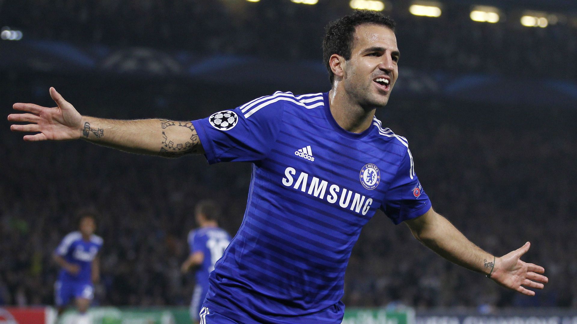 Cesc Fabregas Champions League Chelsea v Schalke 170914