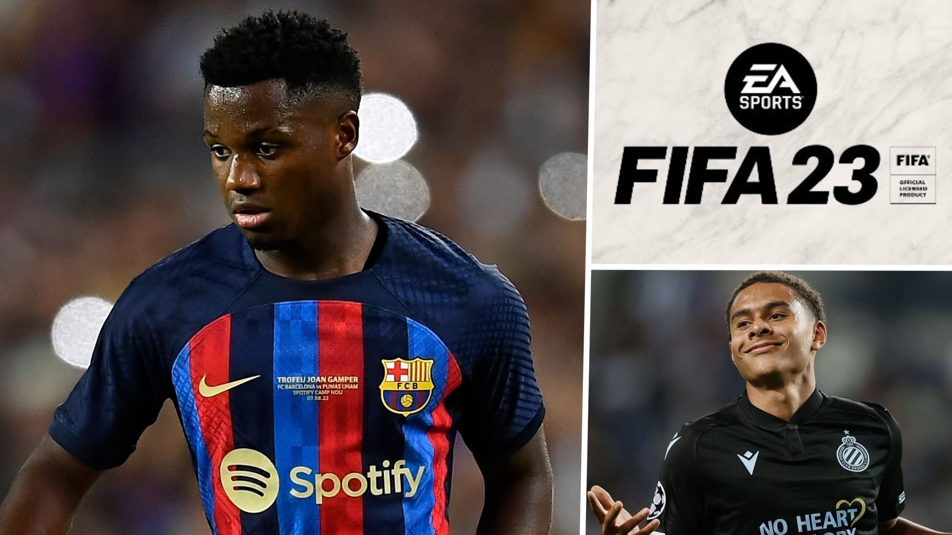 Ansu Fati Barcelona Benjamin Sesko RB Salzburg FIFA 23