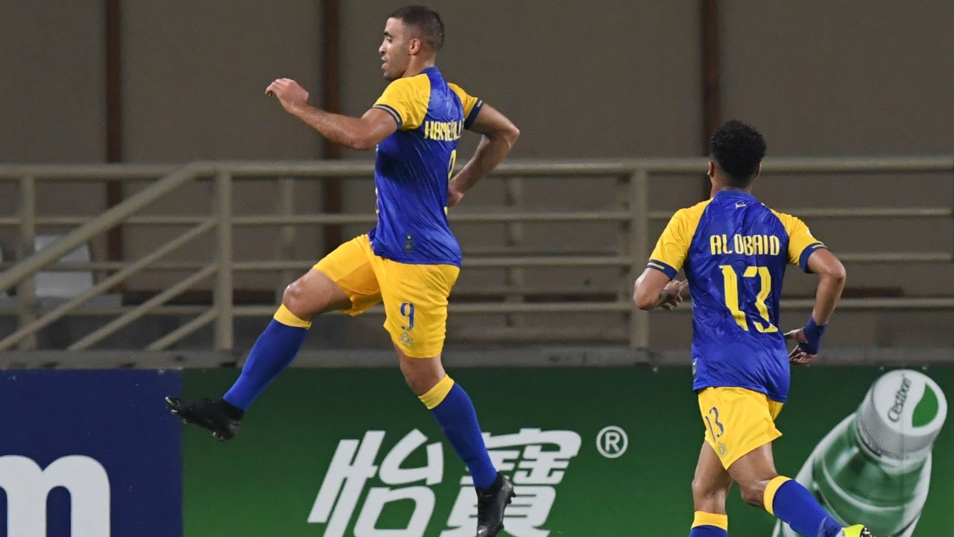 عبد الرزاق حمدالله النصر الوحدة دوري أبطال آسيا