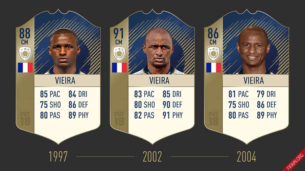 FUT Icons FIFA 18 Vieira