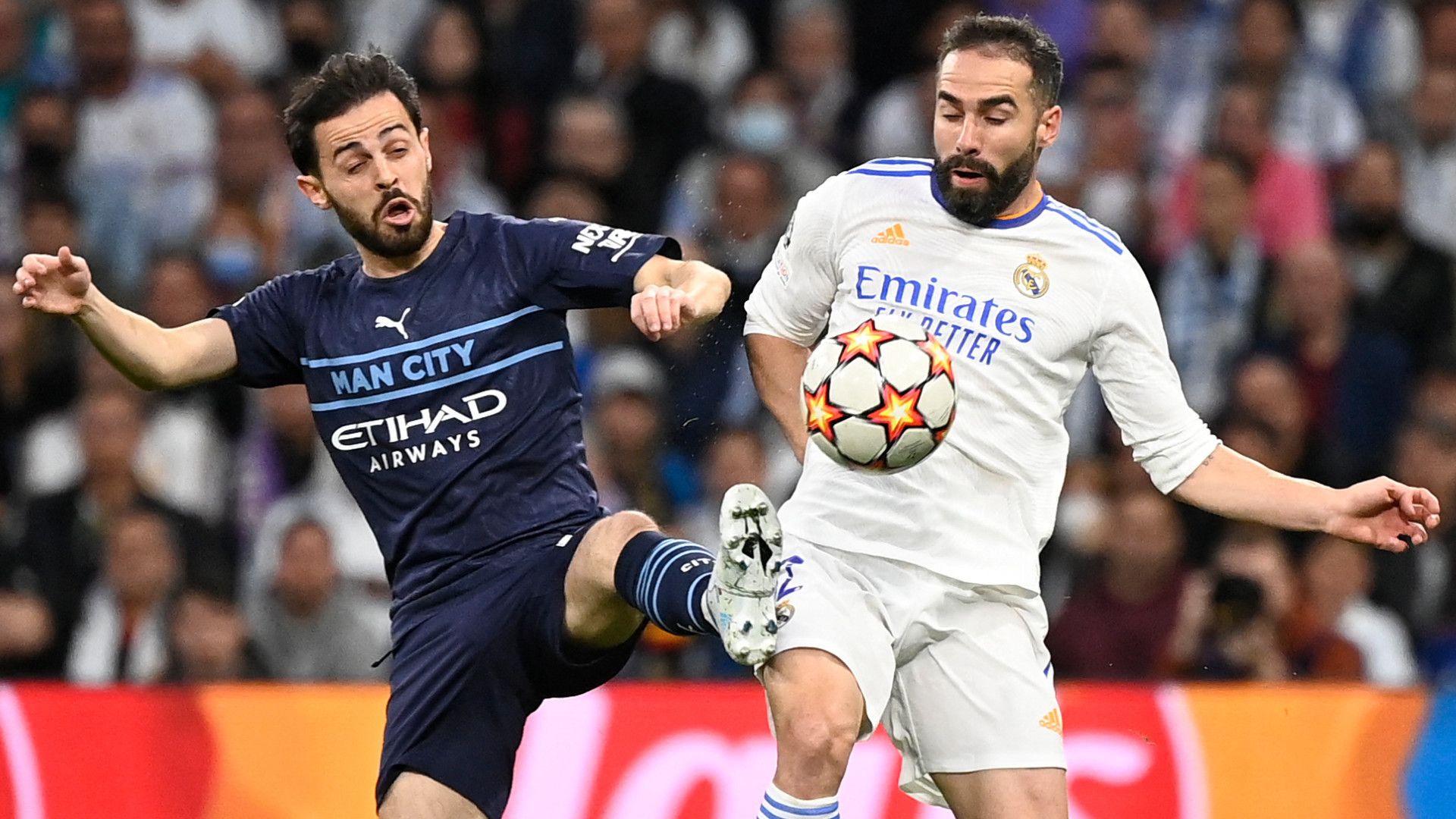 BERNARDO SILVA MANCHESTER CITY DANI CARVAJAL REAL MADRID CHAMPIONS LEAGUE 04052022