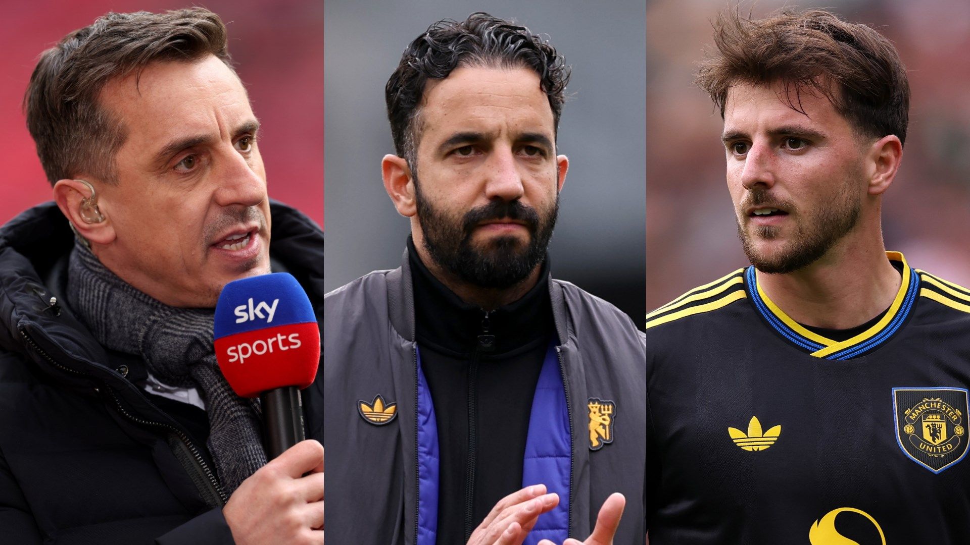 Gary Neville Ruben Amorim Mason Mount