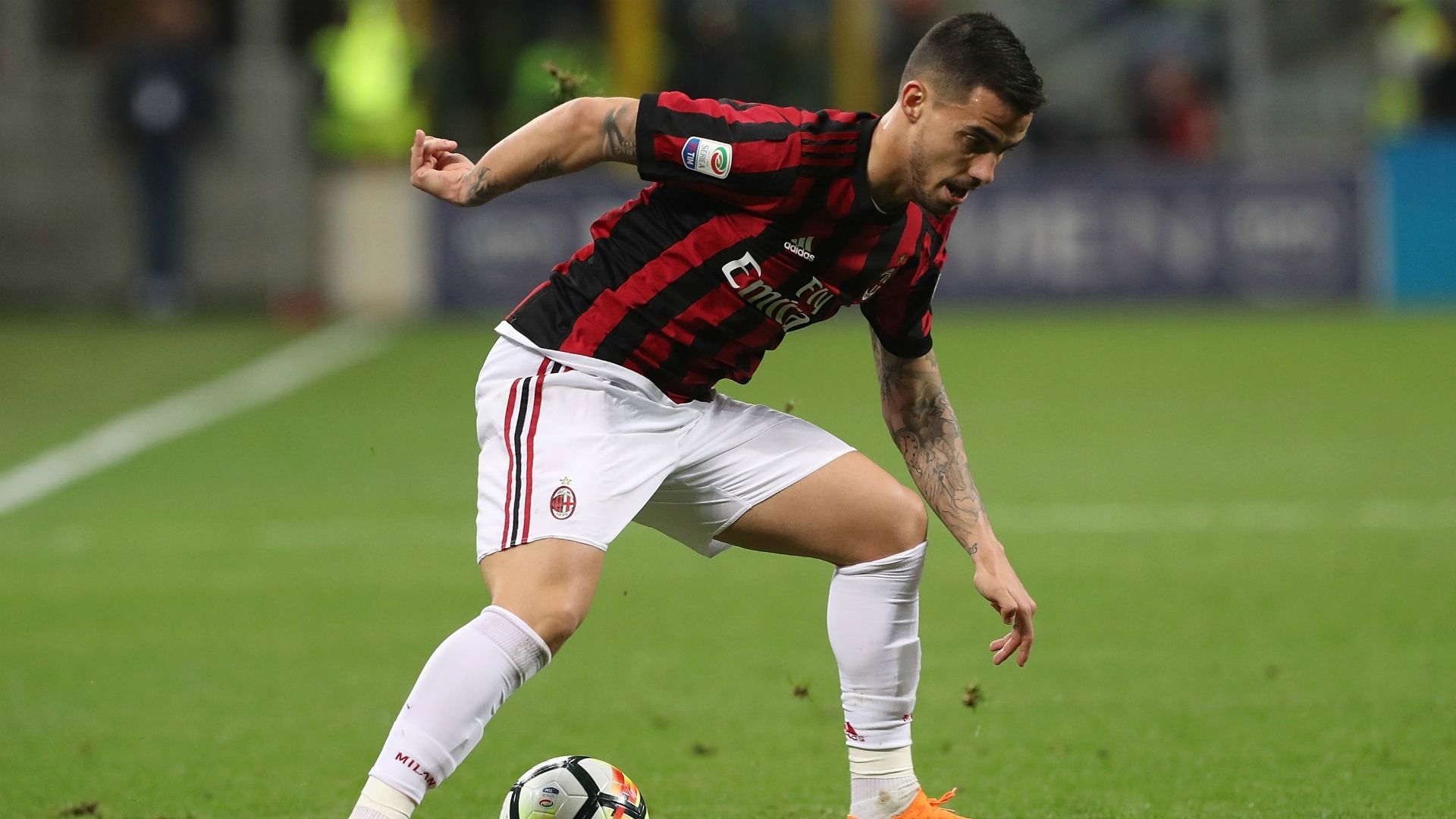 Suso Milan Sassuolo Serie A 04082018