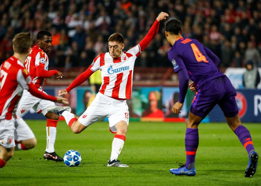 Milan Pavkov Red Star vs Liverpool UCL