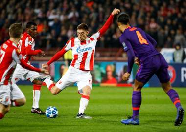 Milan Pavkov Red Star vs Liverpool UCL