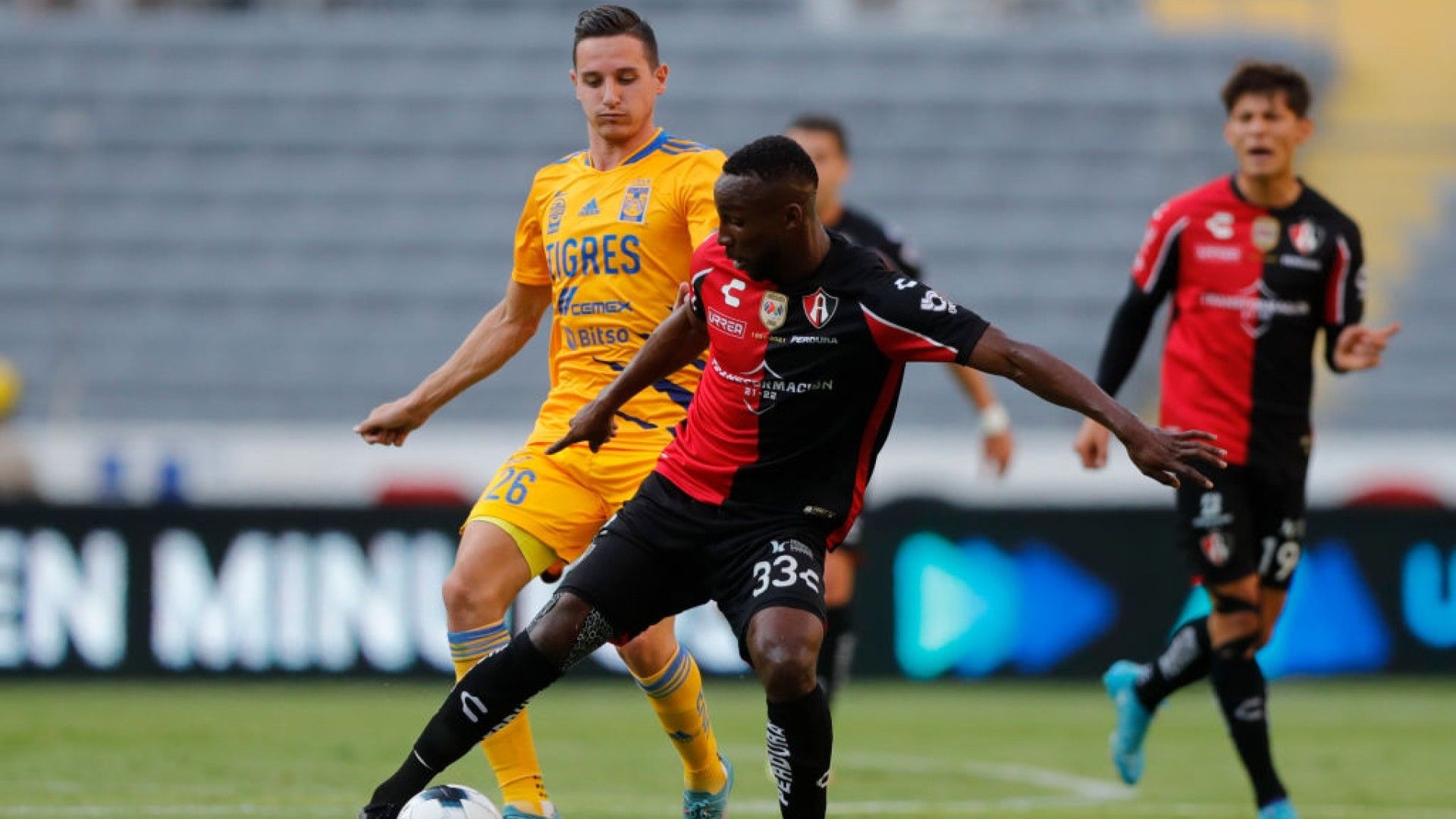 Julián Quiñones Florian Thauvin Atlas Tigres Clausura 2022