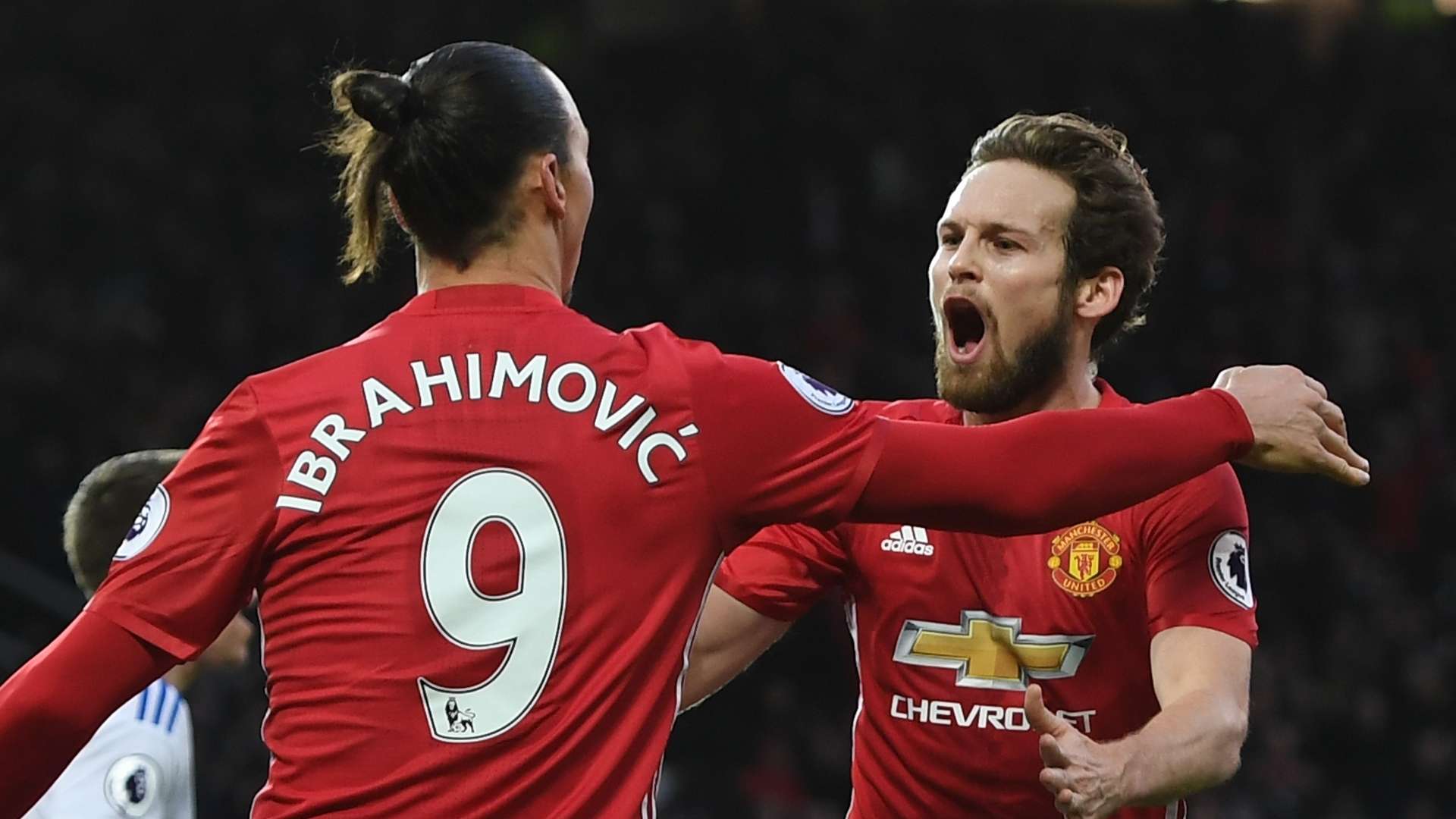 Zlatan Ibrahimovic, Daley Blind, Man Utd