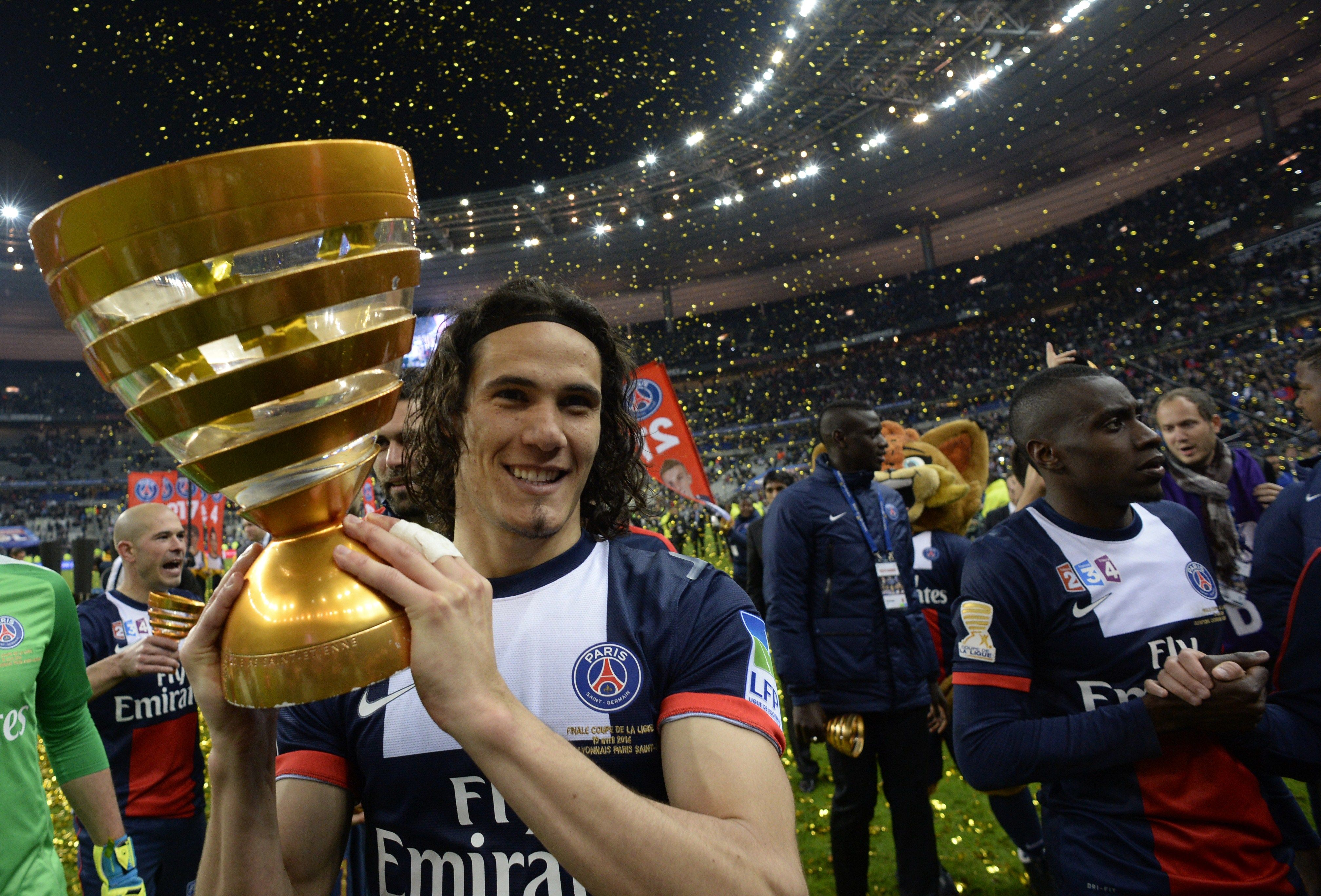 PSG striker Edinson Cavani