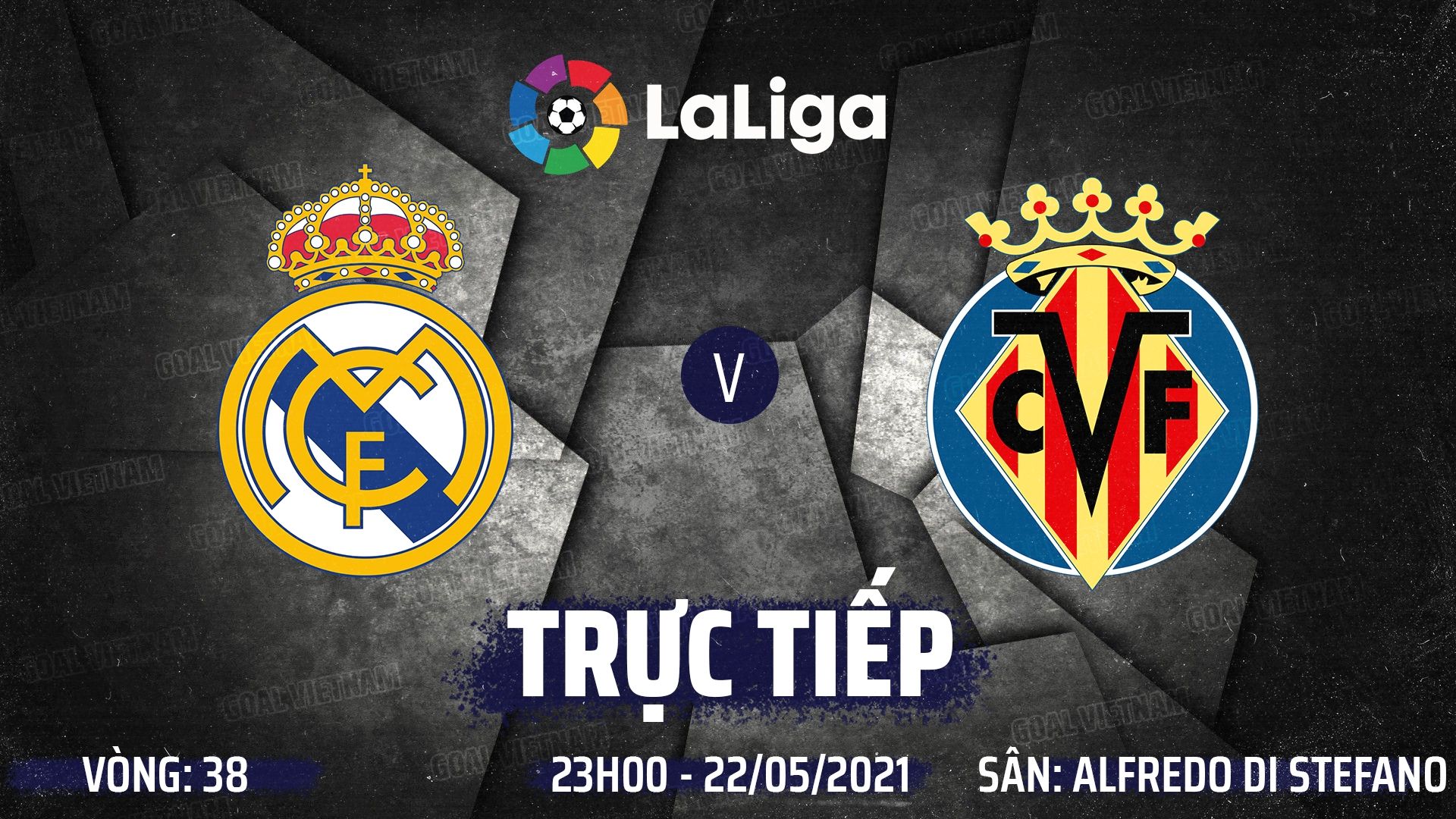 Live Real Madrid vs Villarreal 2020/21 La Liga GFX