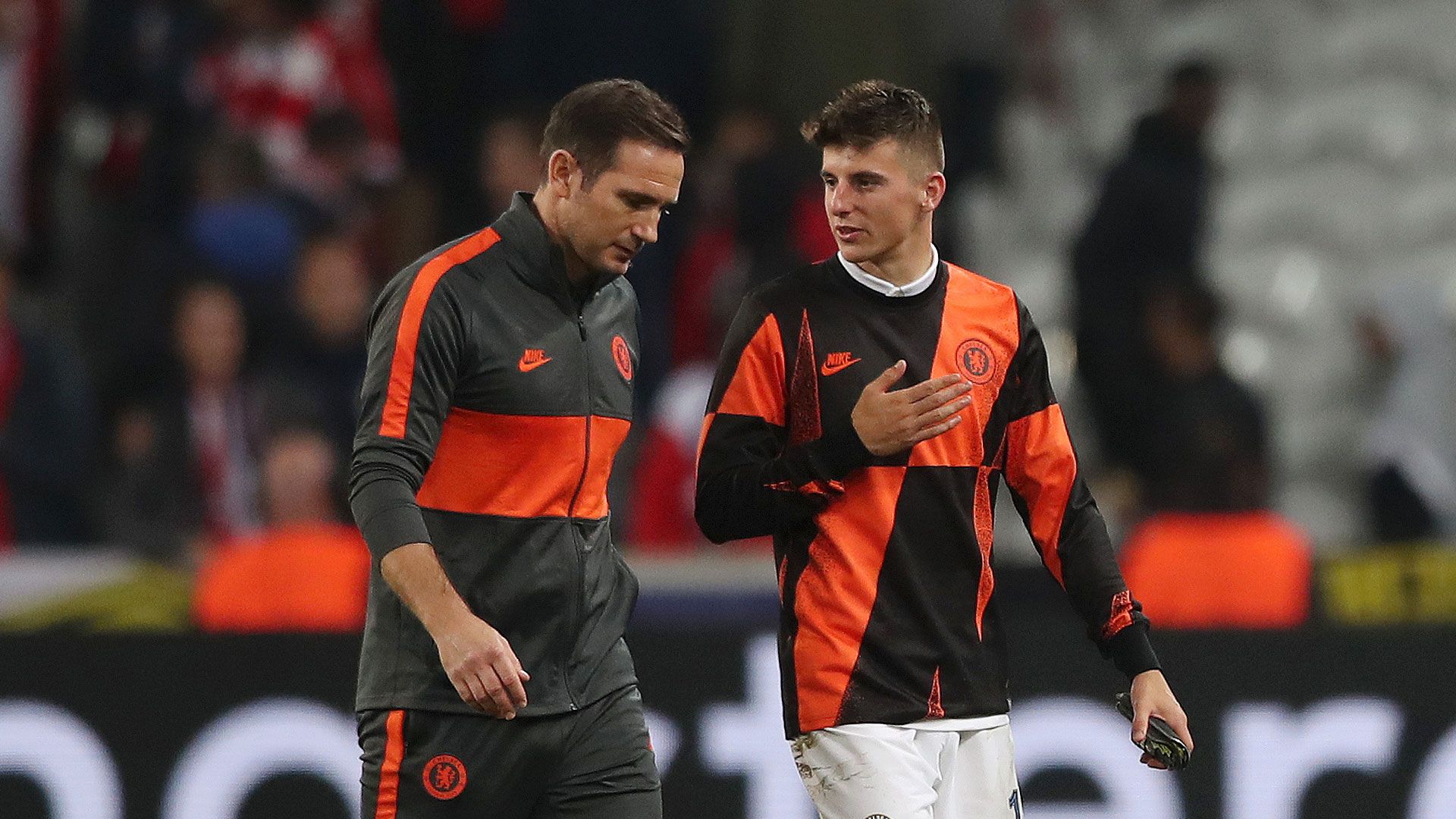 Frank Lampard and Mason Mount Chelsea