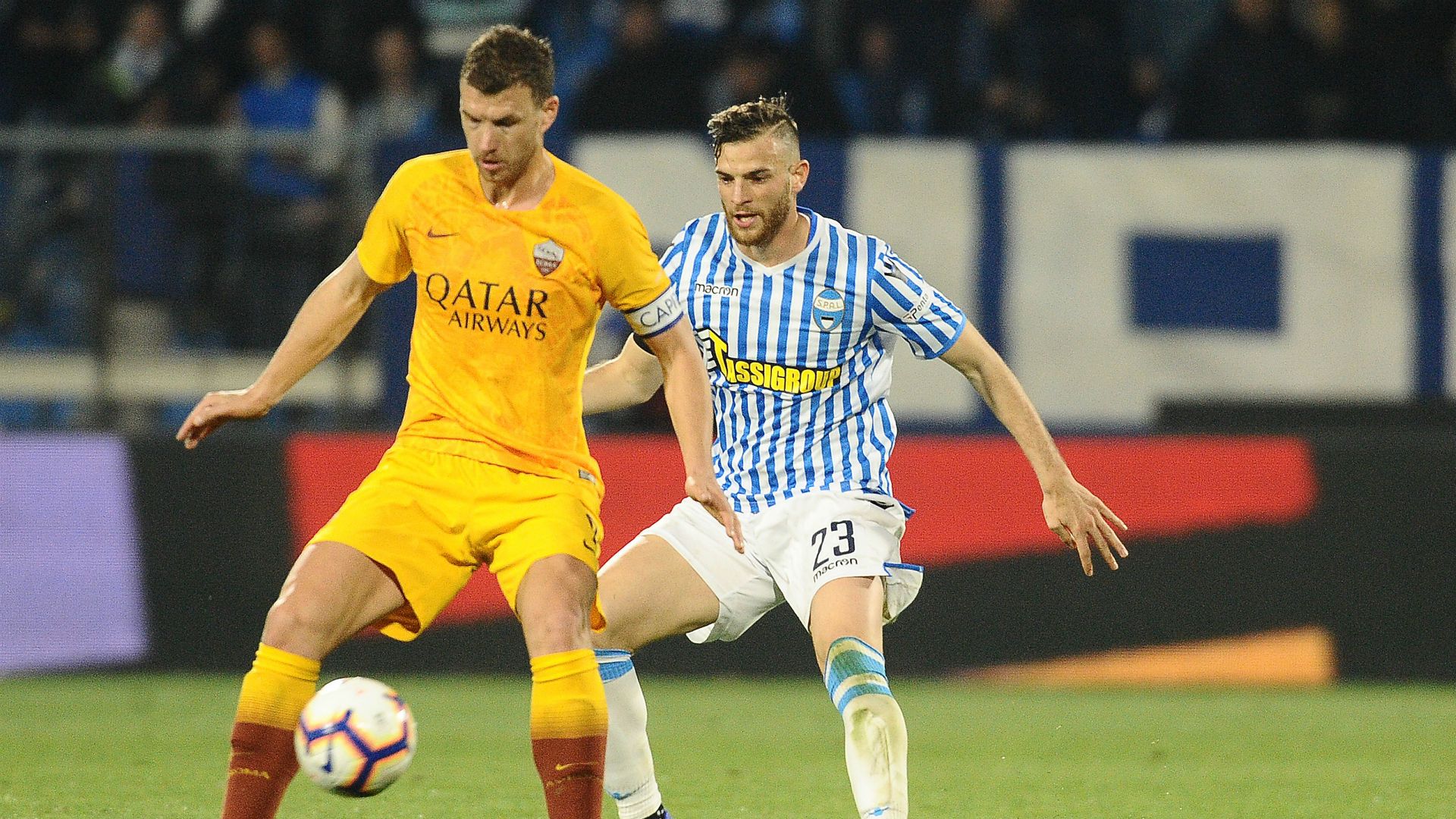 Francesco Vicari Edin Dzeko SPAL Roma