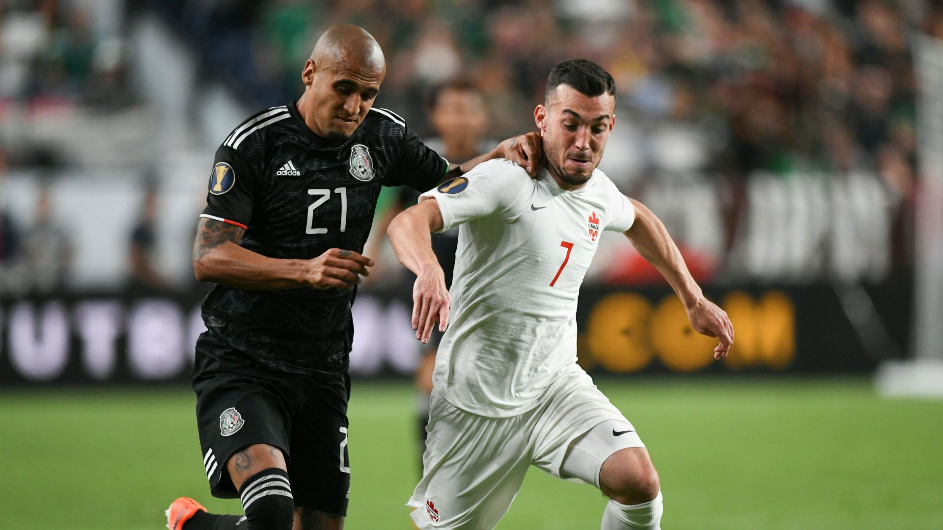 Luis Rodríguez Russell Teibert Mexico Canada Gold Cup 2019