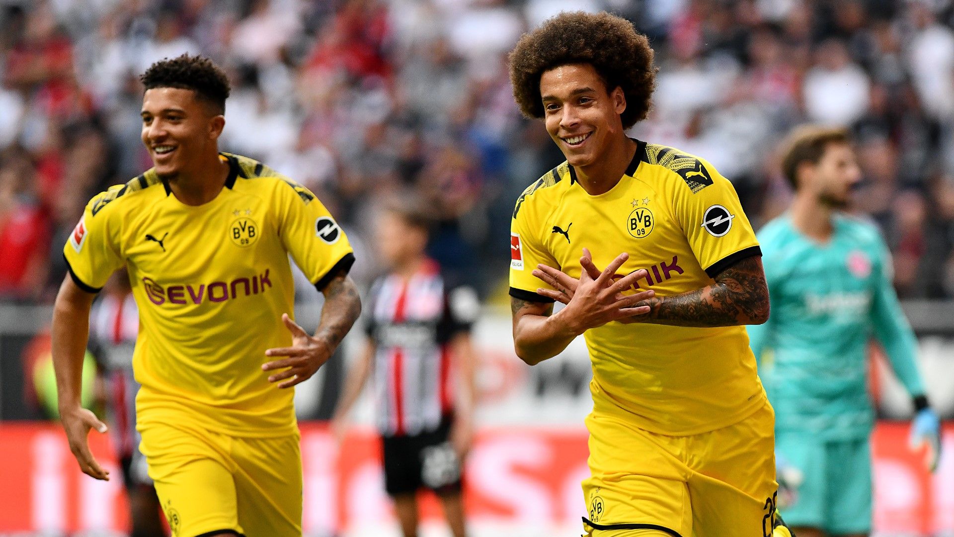 GER ONLY Jadon Sancho Axel Witsel Borussia Dortmund BVB
